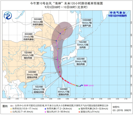 8月份最新台风路线预报，密切关注，防范准备行动启动
